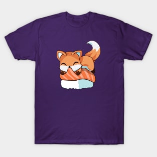 Fox Salmon Sushi T-Shirt